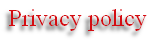 Privacy policy